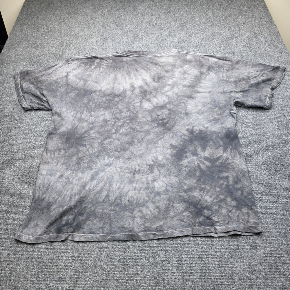 VTG Liquid Blue James Ryman Skeleton T Shirt 2XL Play Dead Skulbone Tie Dye‎ - Picture 9 of 9